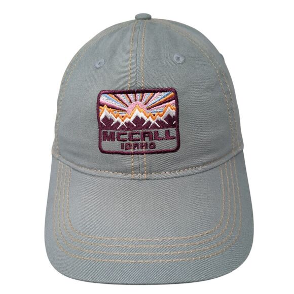 McCall Idaho Snapback Hat Blue One Size Adjustable Embroidered Lone Rock - Picture 1 of 8